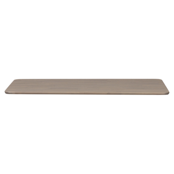WOOOD tafelblad Tablo afgerond camel 24 mm 160x90 cm