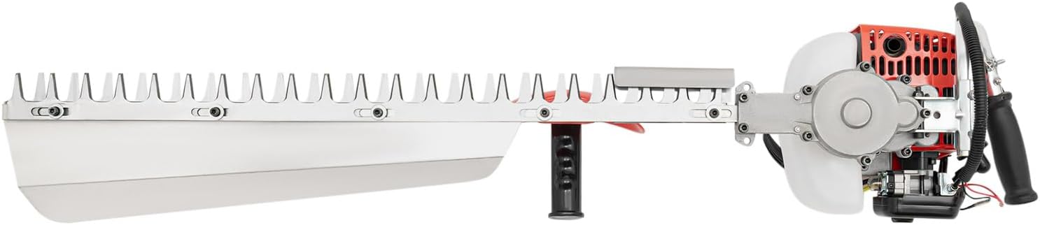 Heckenschere Benzin,650W 22.5CC 2-Takt Gartenbuschtrimmer,7500r/min Einseitige Heckenschere Klinge Länge 70cm Hand-Zug-Start,Für Häusern, Höfen, Gärten