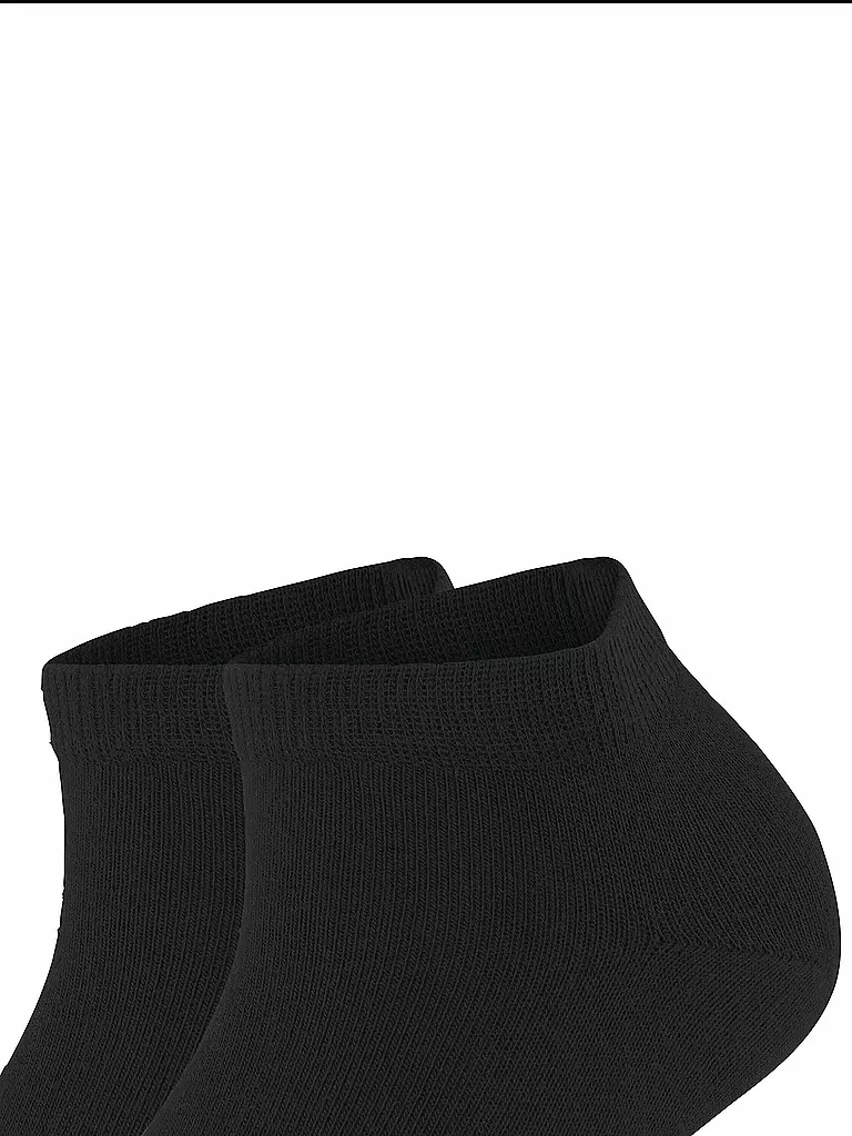 FALKE Sneakersocken Happy 2er Pkg black schwarz