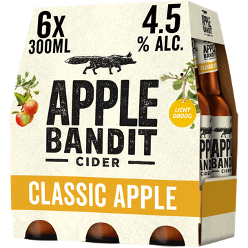 Apple Bandit Classic Apple Cider Fles 6 x 300ml