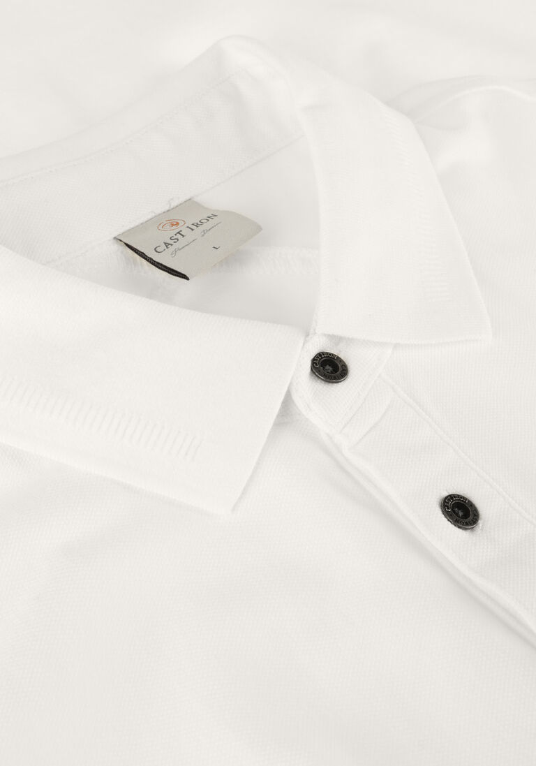 CAST IRON witte cast iron polo short sleeve polo organix cotton pique essential