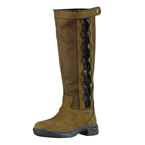 Botas de couro unissex Pinnacle II para adultos, cor chocolate.