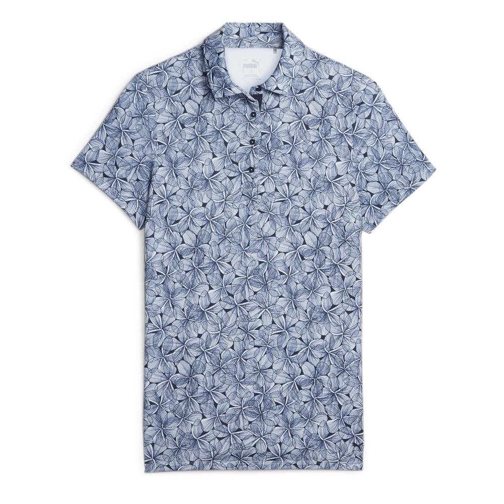 Puma Polo à Motifs Marine Femme Puma Plumeria