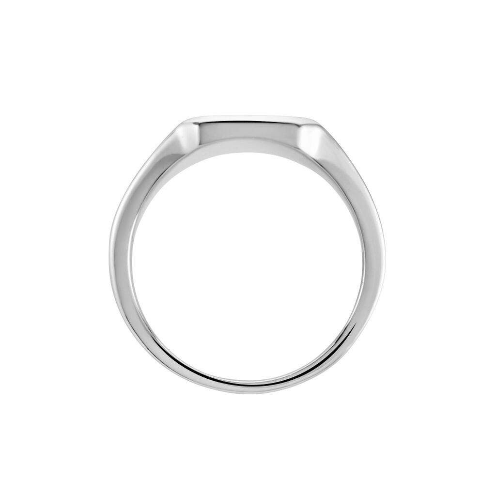 Chevalière Argent Blanc Said