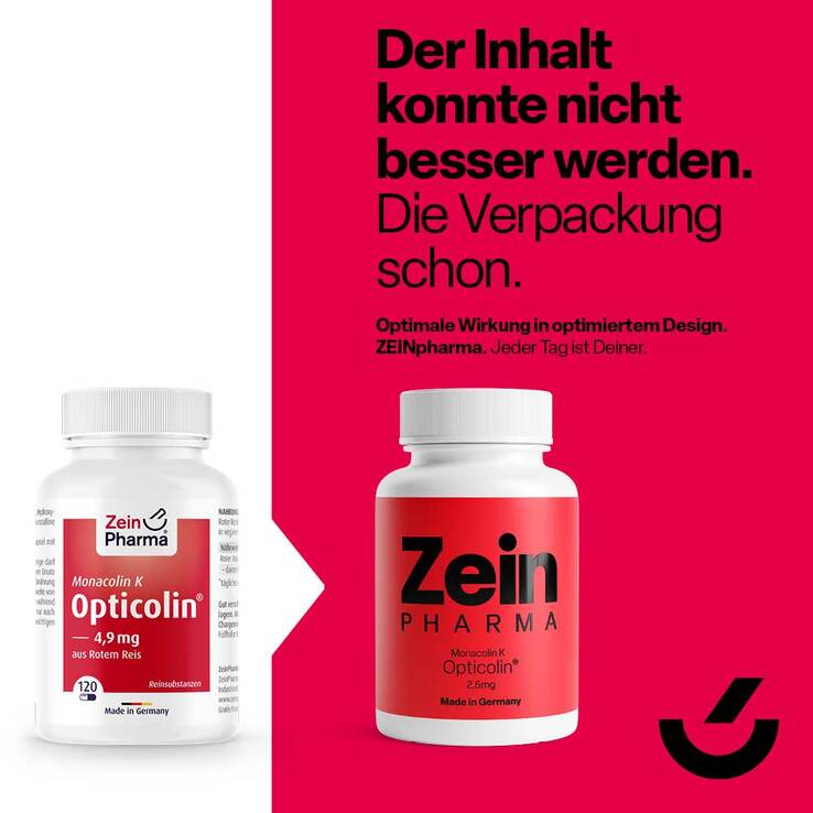 Opticolin K Monacolin 2,5 mg Kapseln, 240 St