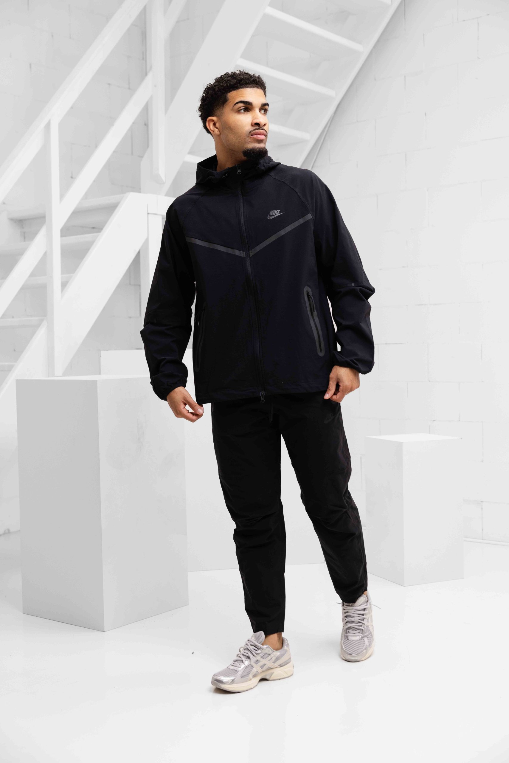 Nike Tech Woven Trainingspak Heren Zwart