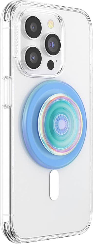 Popsockets PopGrip til MagSafe telefonholder (opalescent blå)