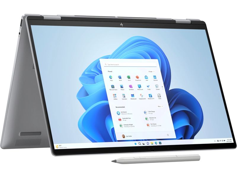 HP Notebook ENVY x360 16-ad0650nz Leistungsstarker und ausdauernder Convertible-Laptop mit Aluminiumbody