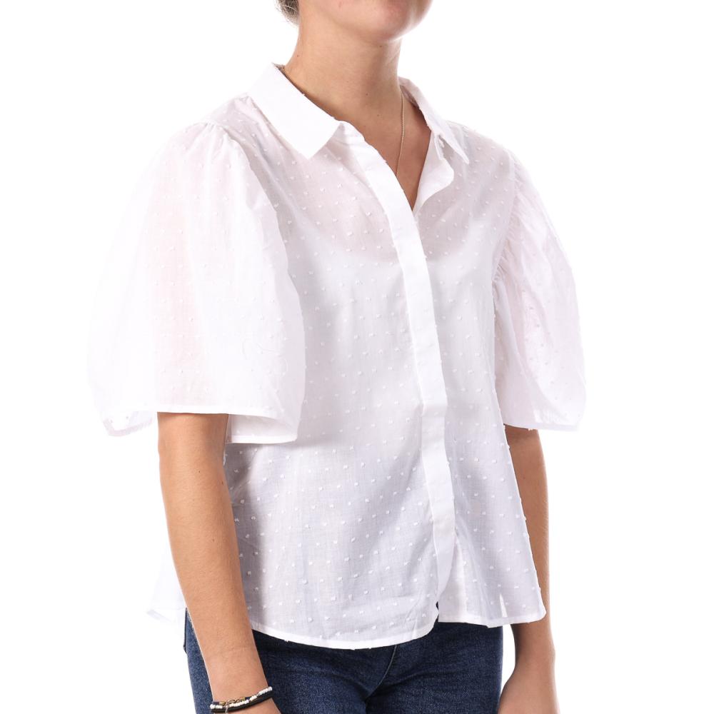 Teddy Smith Blouse Blanche Femme Teddy Smith Crema
