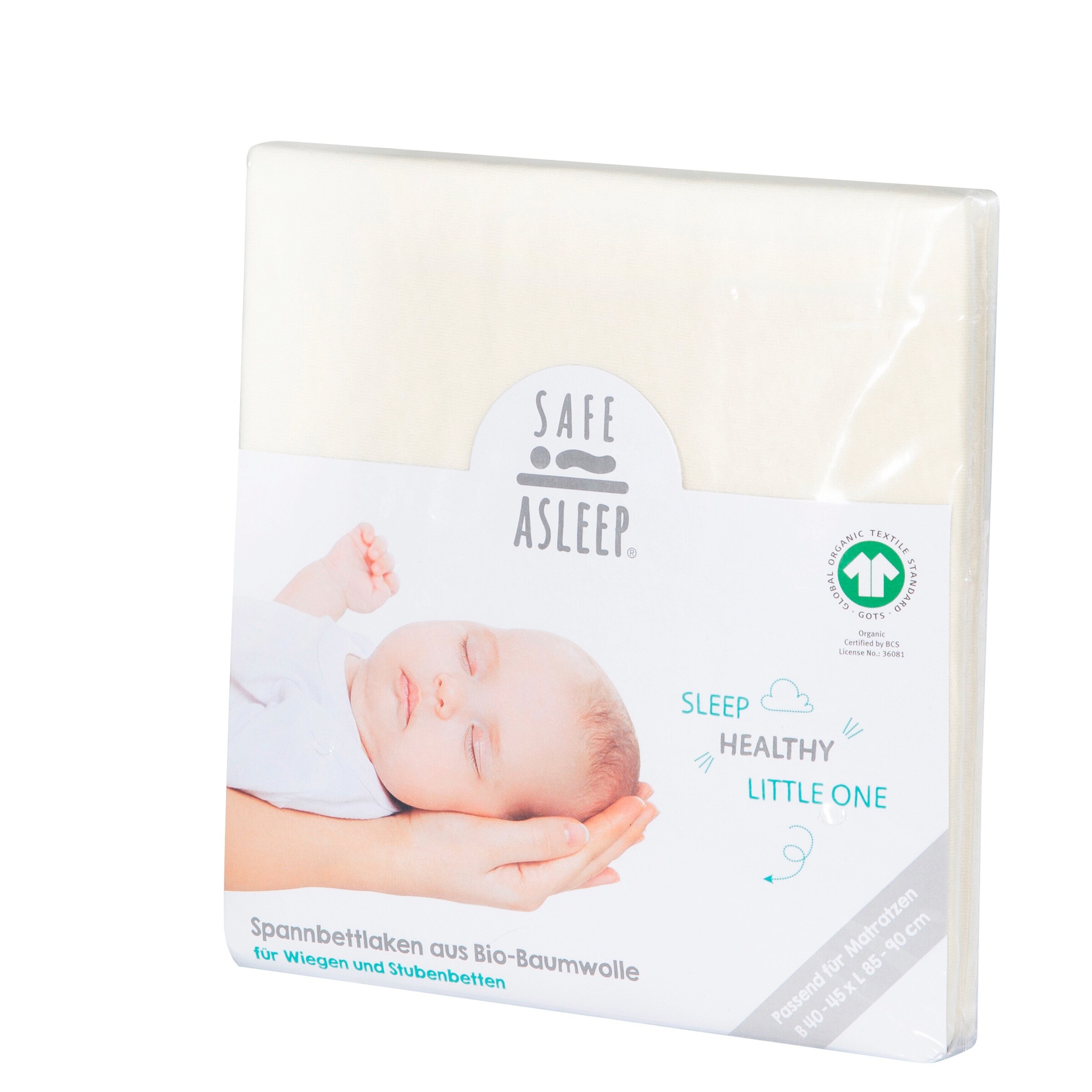 roba Spannbettlaken Jersey, 45x90 cm und 40x90 cm safe asleep®