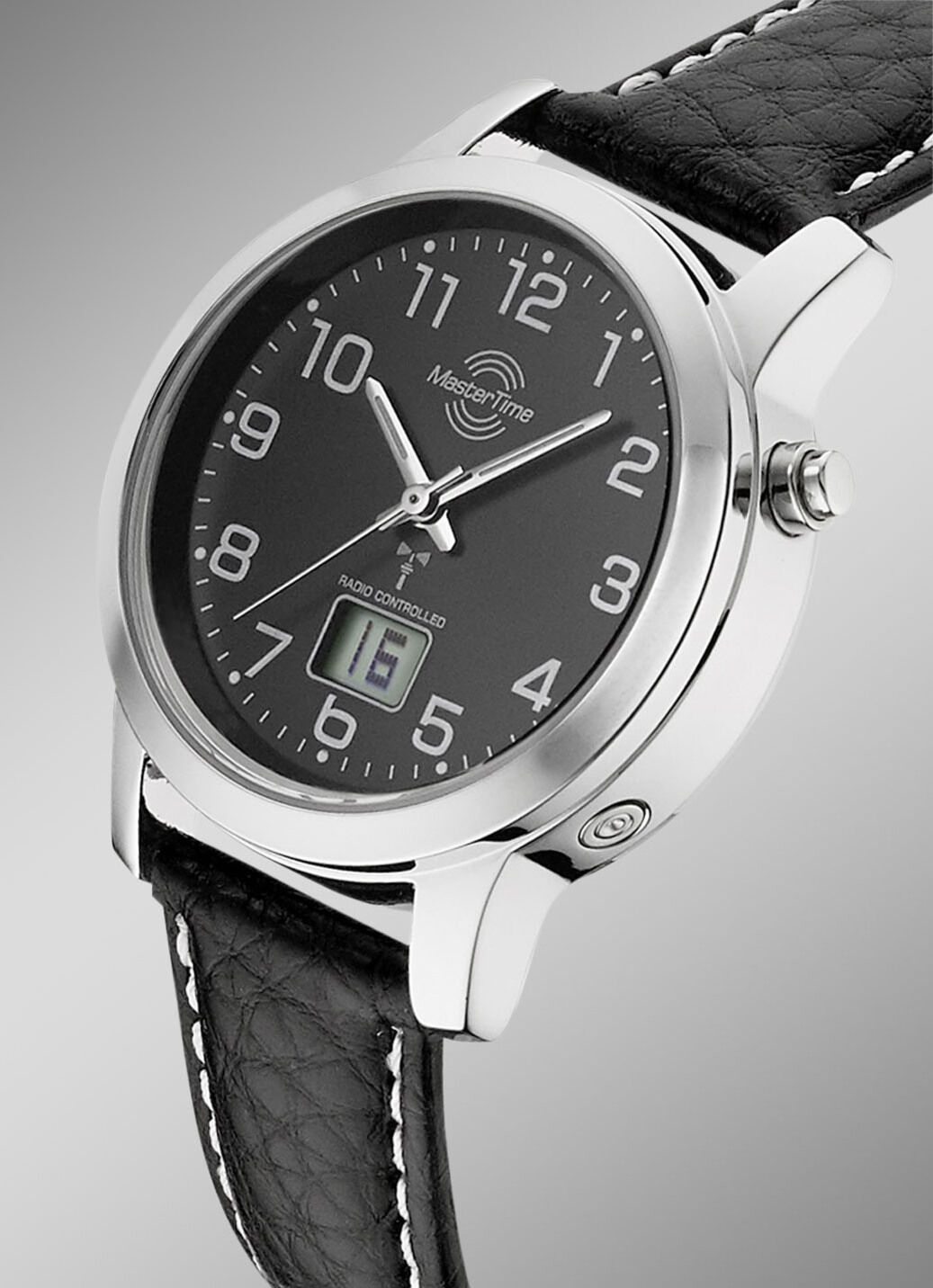 Modische, sportliche Damen-Lederarmbanduhr