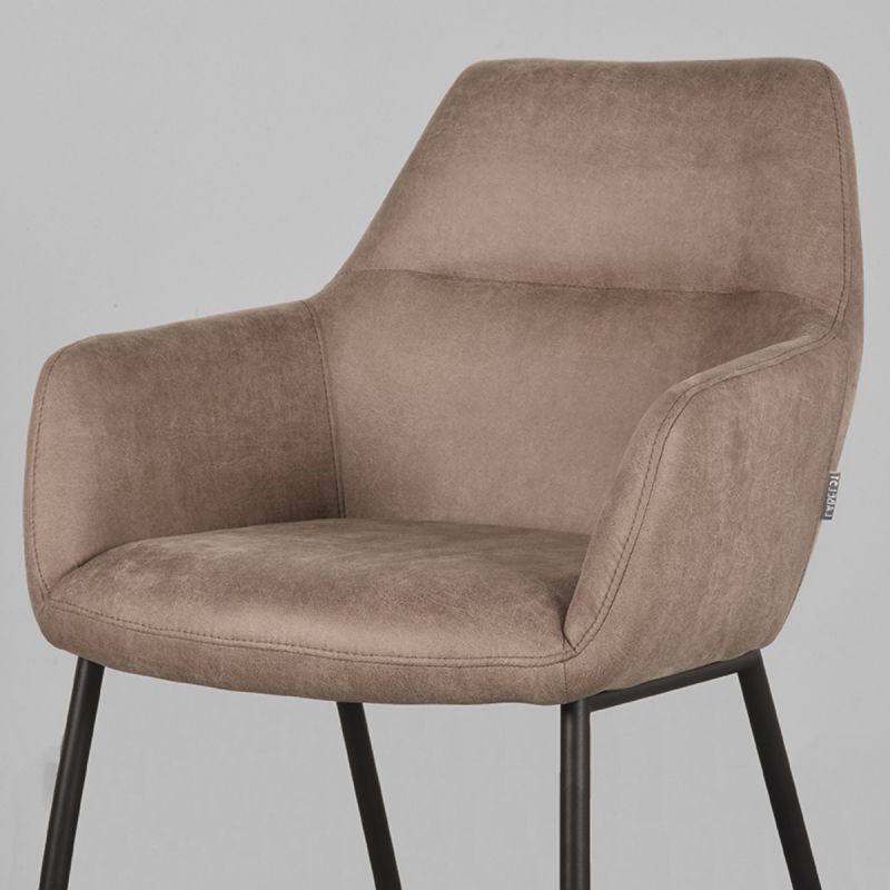 Eetkamerstoel Taupe IH-50.198 Lenny B56 x D64 x H84 cm