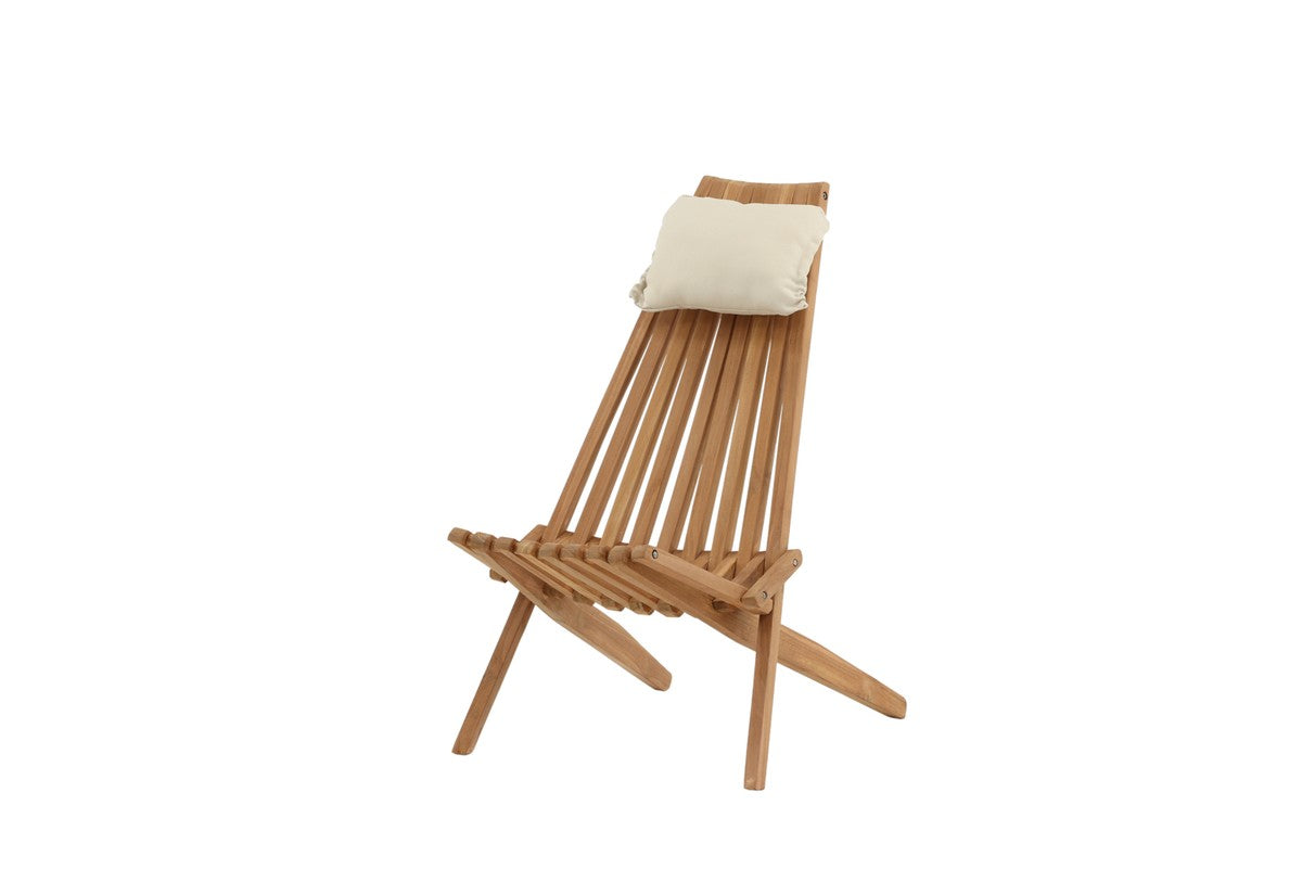 Cream Tuin Loungestoel - Naturel Hout