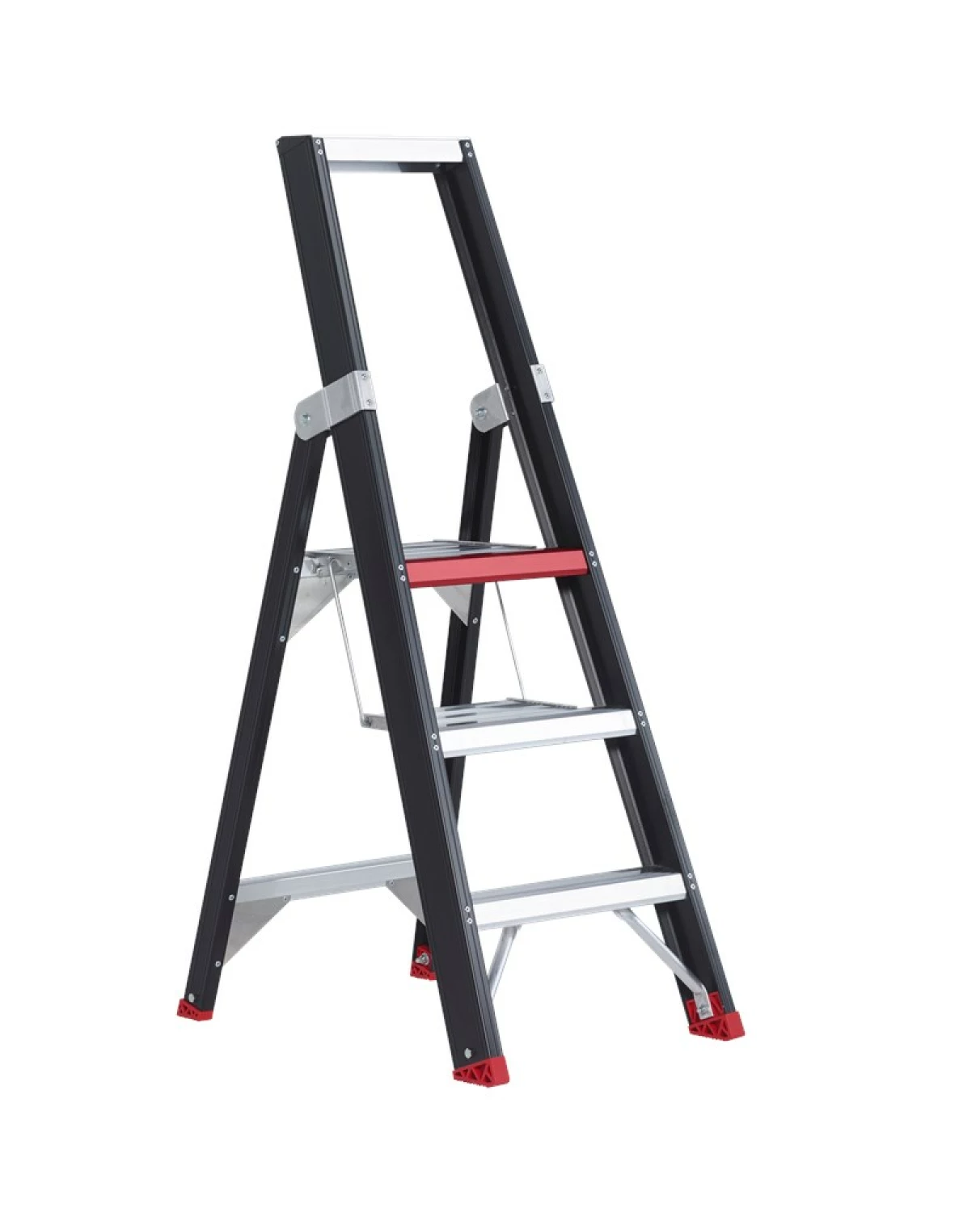 Altrex Taurus TGB 3 Trap - Enkel - Aluminium met coating - 3 treden - max. werkhoogte 2.70 m.