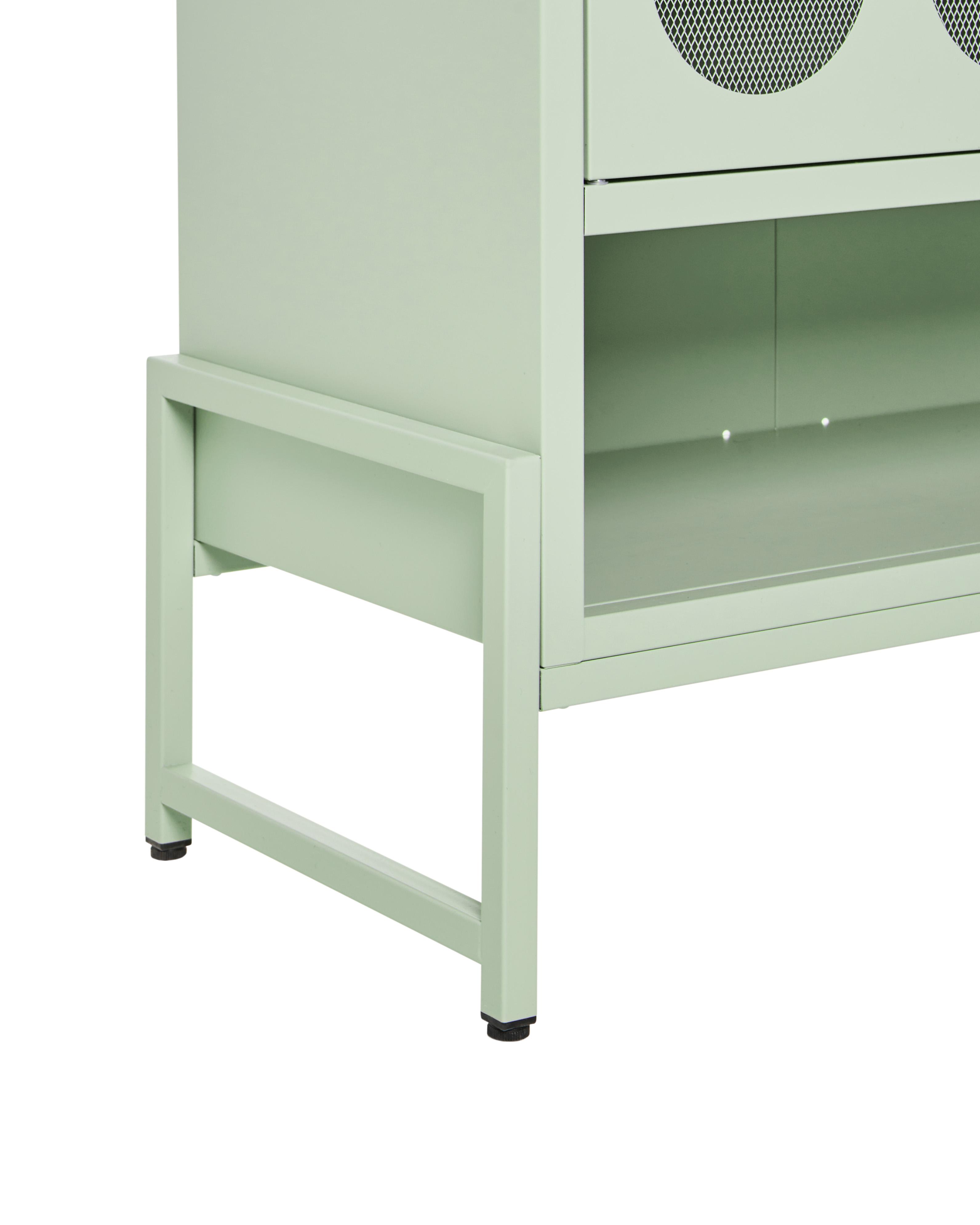 Dressoir met 2 deuren SOLETTA Metaal Mintgroen