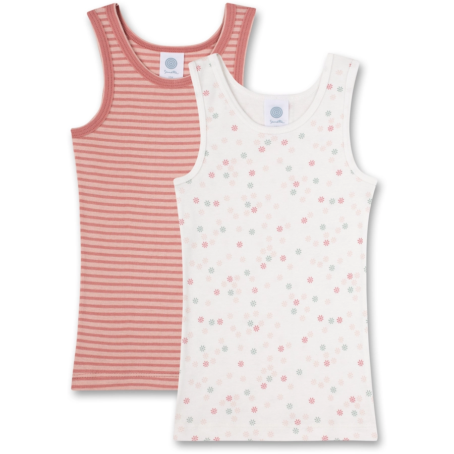 Sanetta Unterhemd Doppelpack offwhite