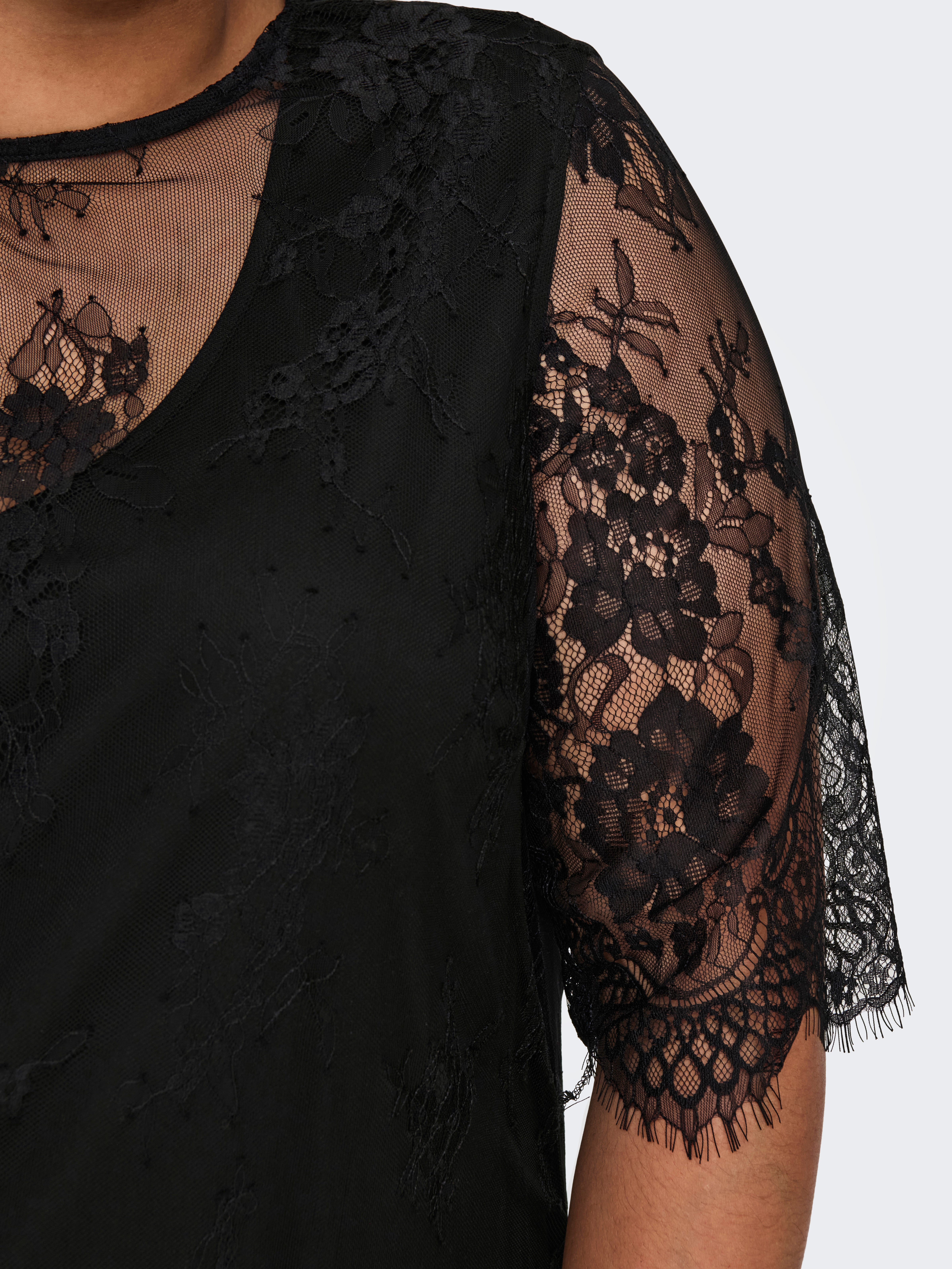 CAREVERLYN Midikleid Black