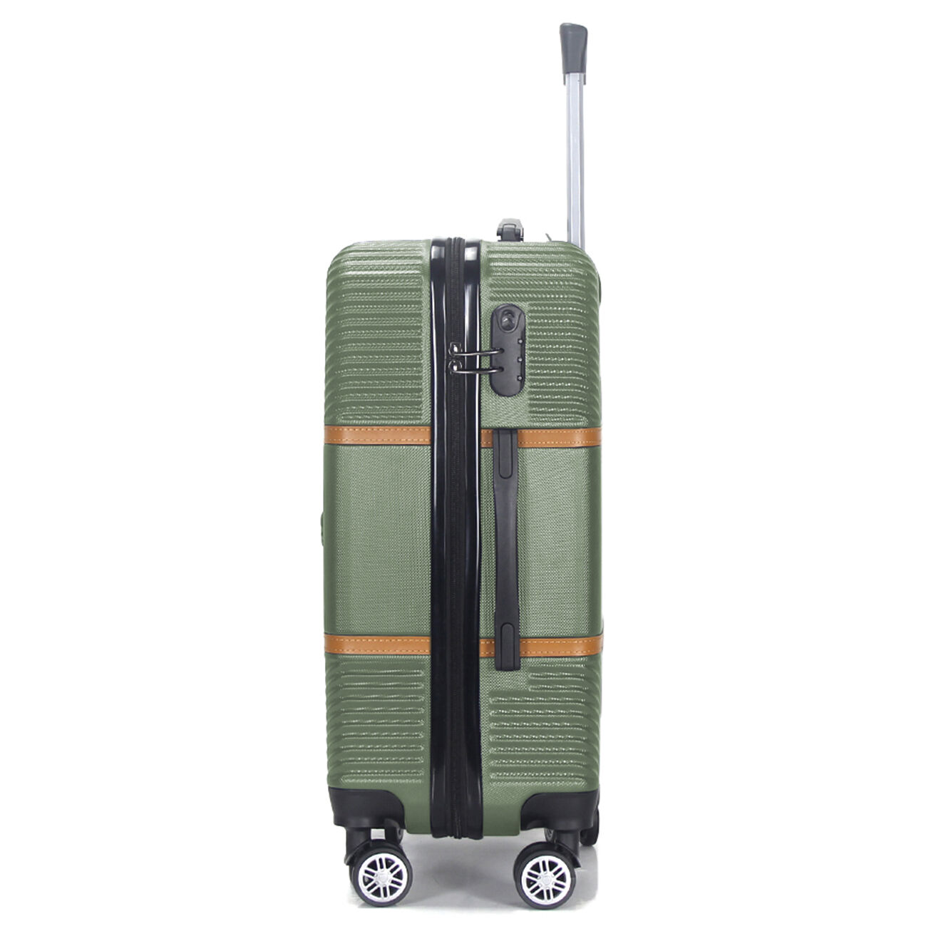 Maison Héritage Valise Moyen Séjour 4 roues doubles Opéra 60 cm vert kaki