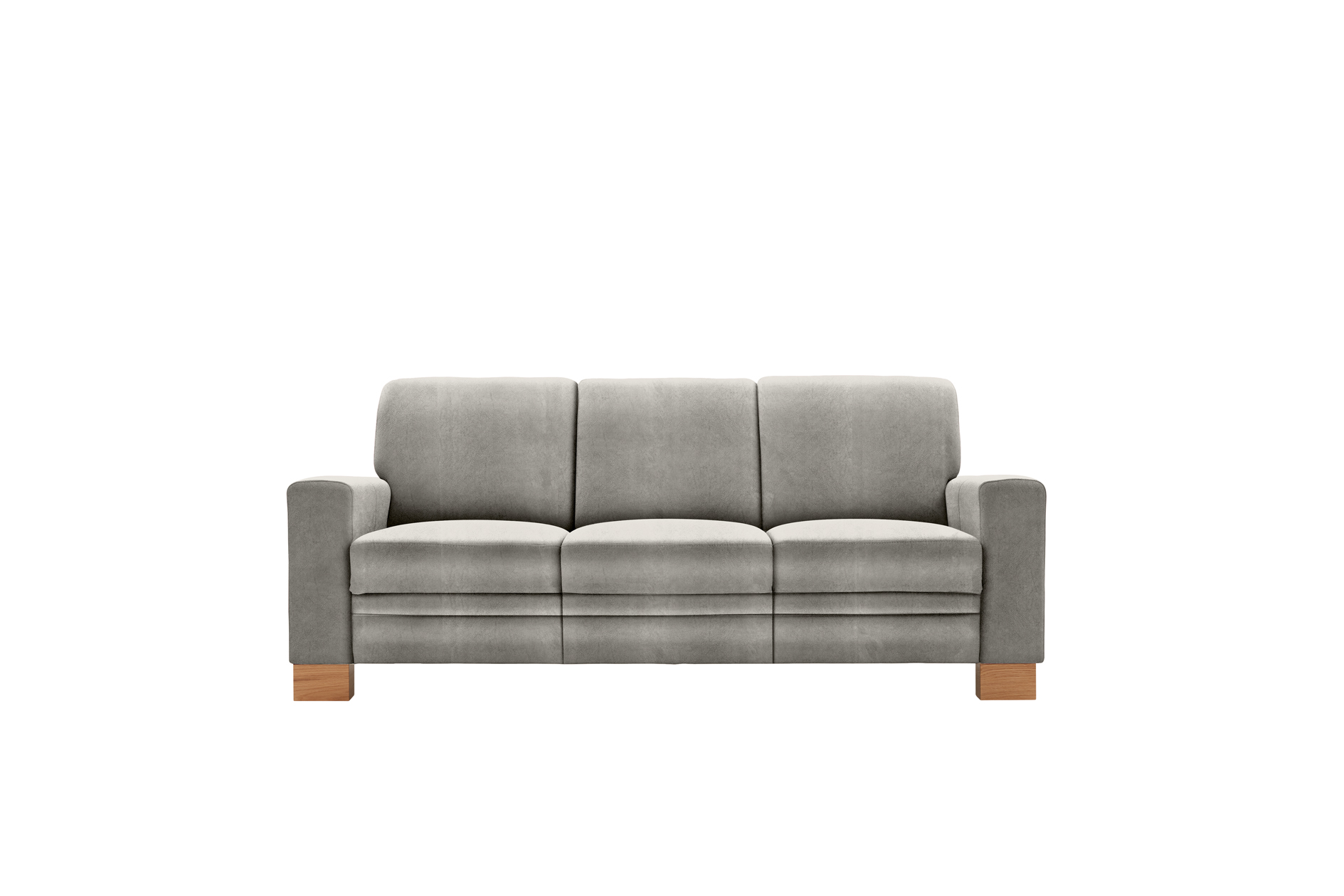 polsterpower 3-Sitzer-Sofa - Saddle alu - Basismodell