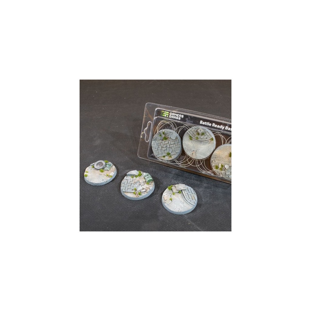 Urban Warfare Bases, Round 50mm (x3)