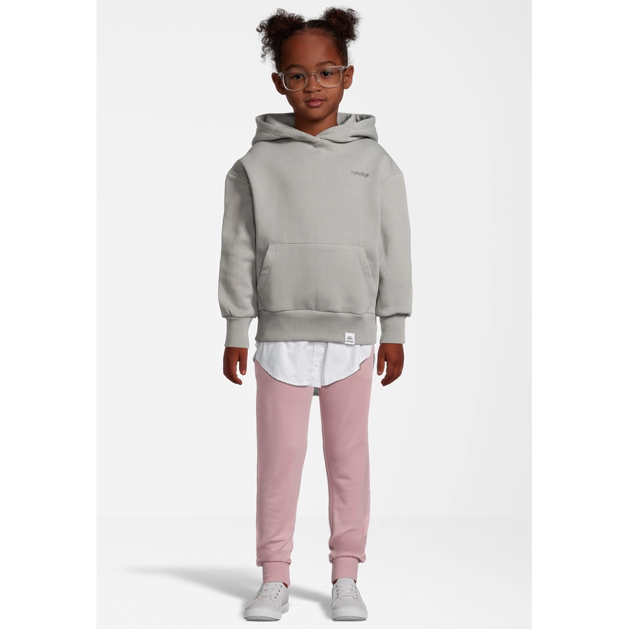 New Life Hoodie Hoodie Kapuzen Pullover mit Shirt grau