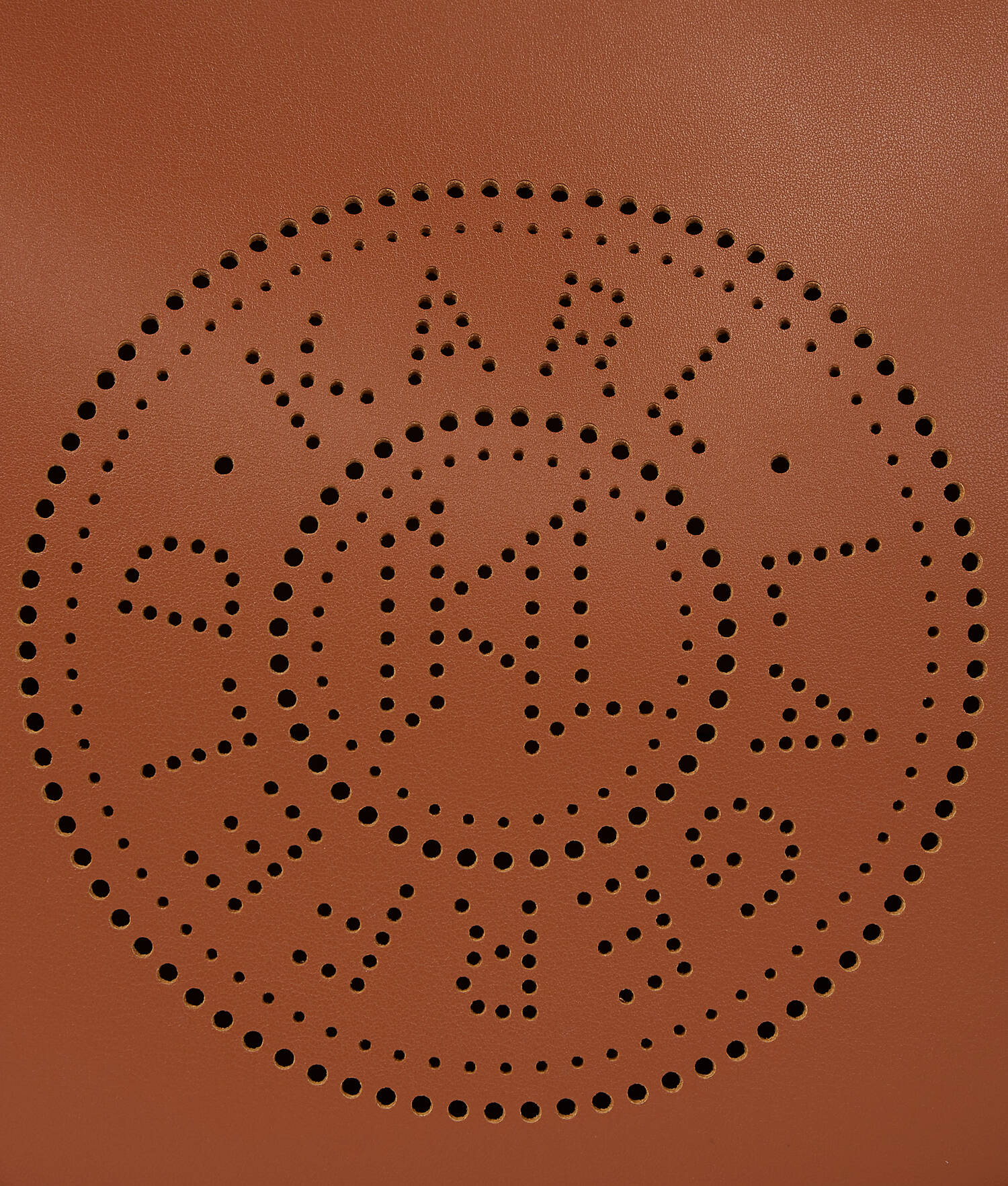 SAC PORTÉ ÉPAULE CROISSANT DE LUNE PERFORÉ K/CIRCLE - Naturel-Tan