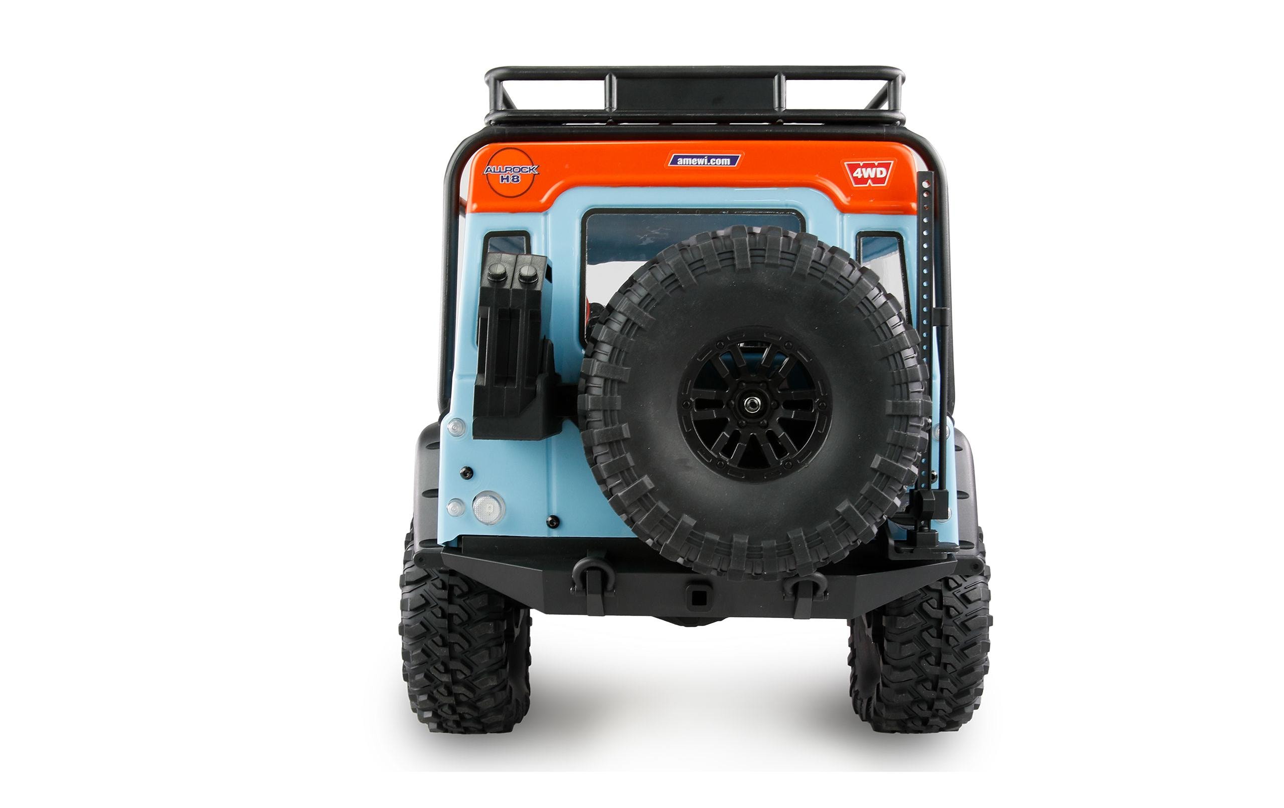Scale Crawler ALLRock H8, Blau/Orange ARTR, 1:8<br>High-Class-Crawler im Massstab 1:8
