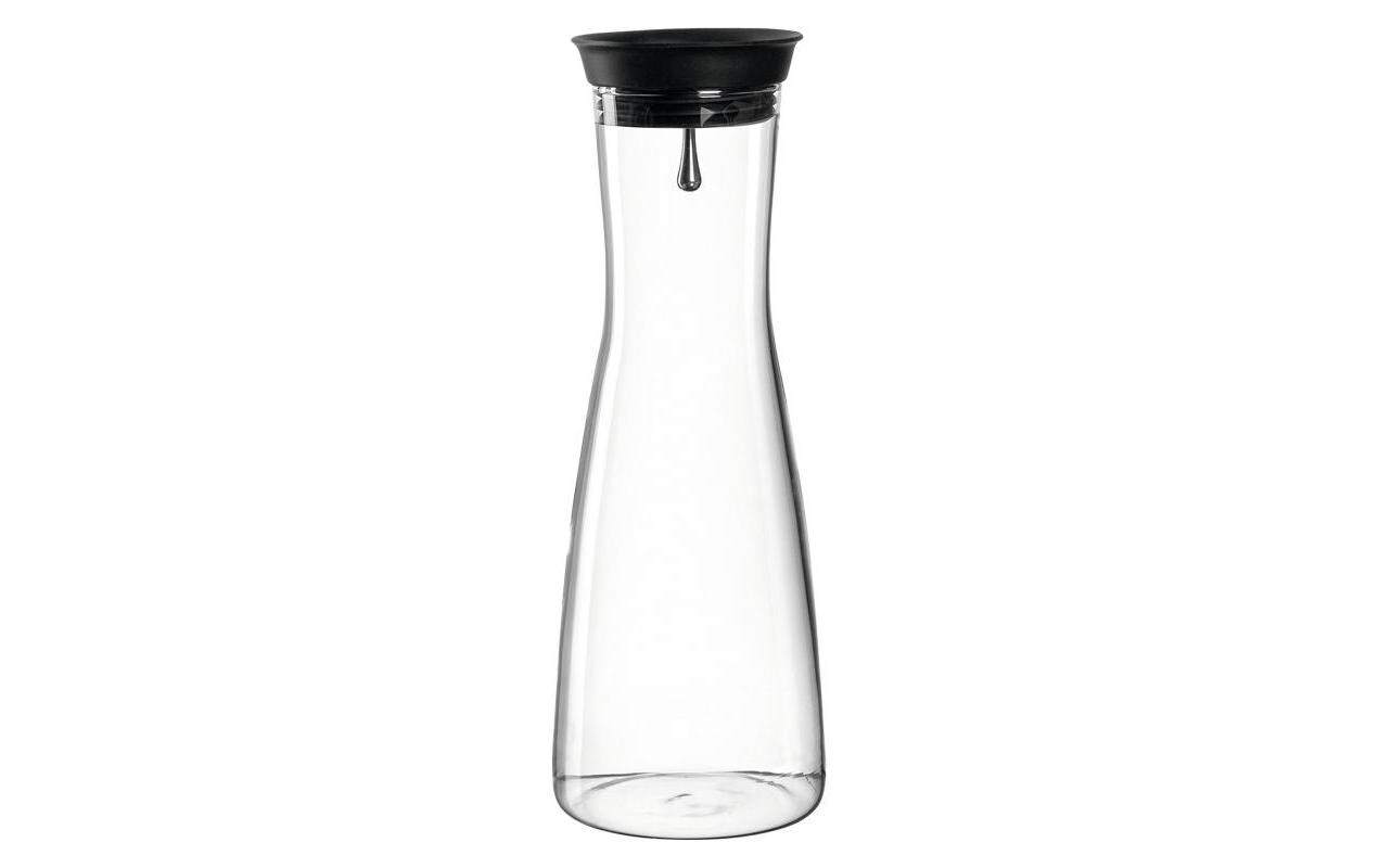 Karaffe Ciao 1 l, TransparentWasserkaraffe mit selbstschliessendem Deckel
