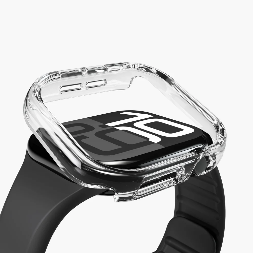 Apple Watch SE 3 (44mm) Bumper Case Hülle Recycelt (WPC00020) - Transparent