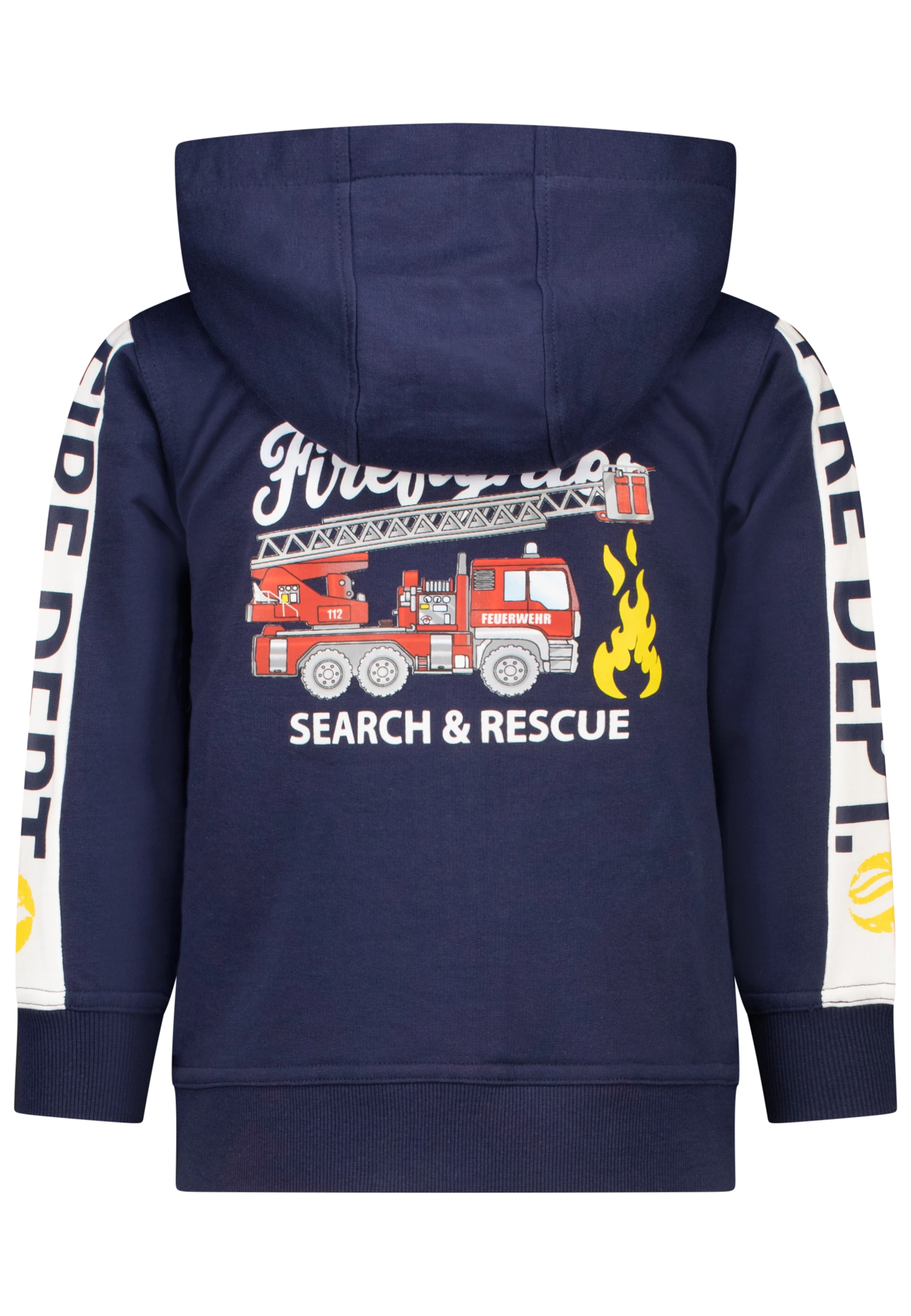 Kapuzen-Sweatjacke FIRETRUCK in true navy