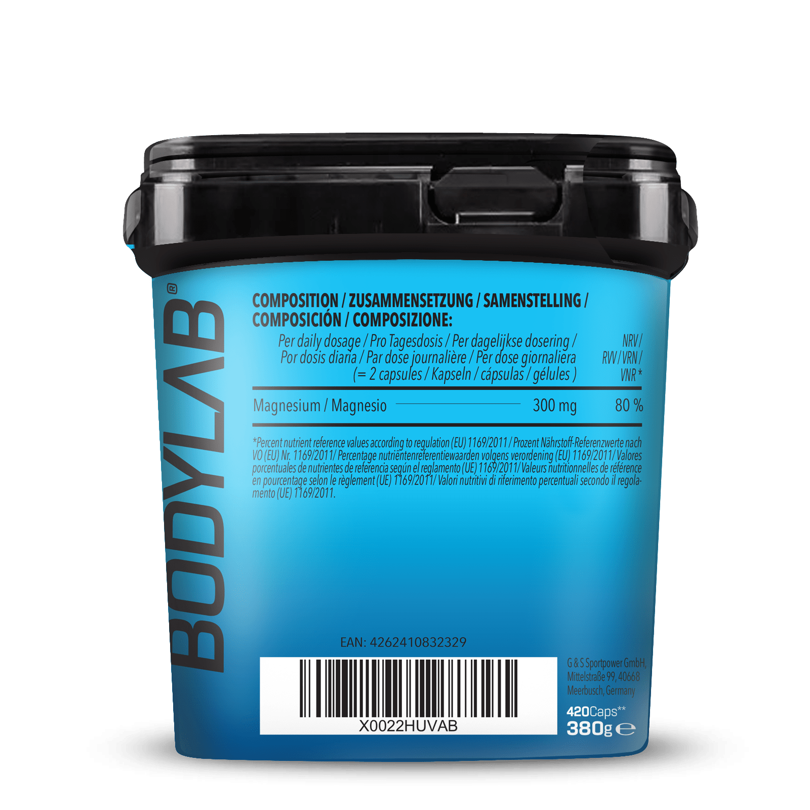 BIG PACK Magnesium Bisglycinate (420 Kapseln)