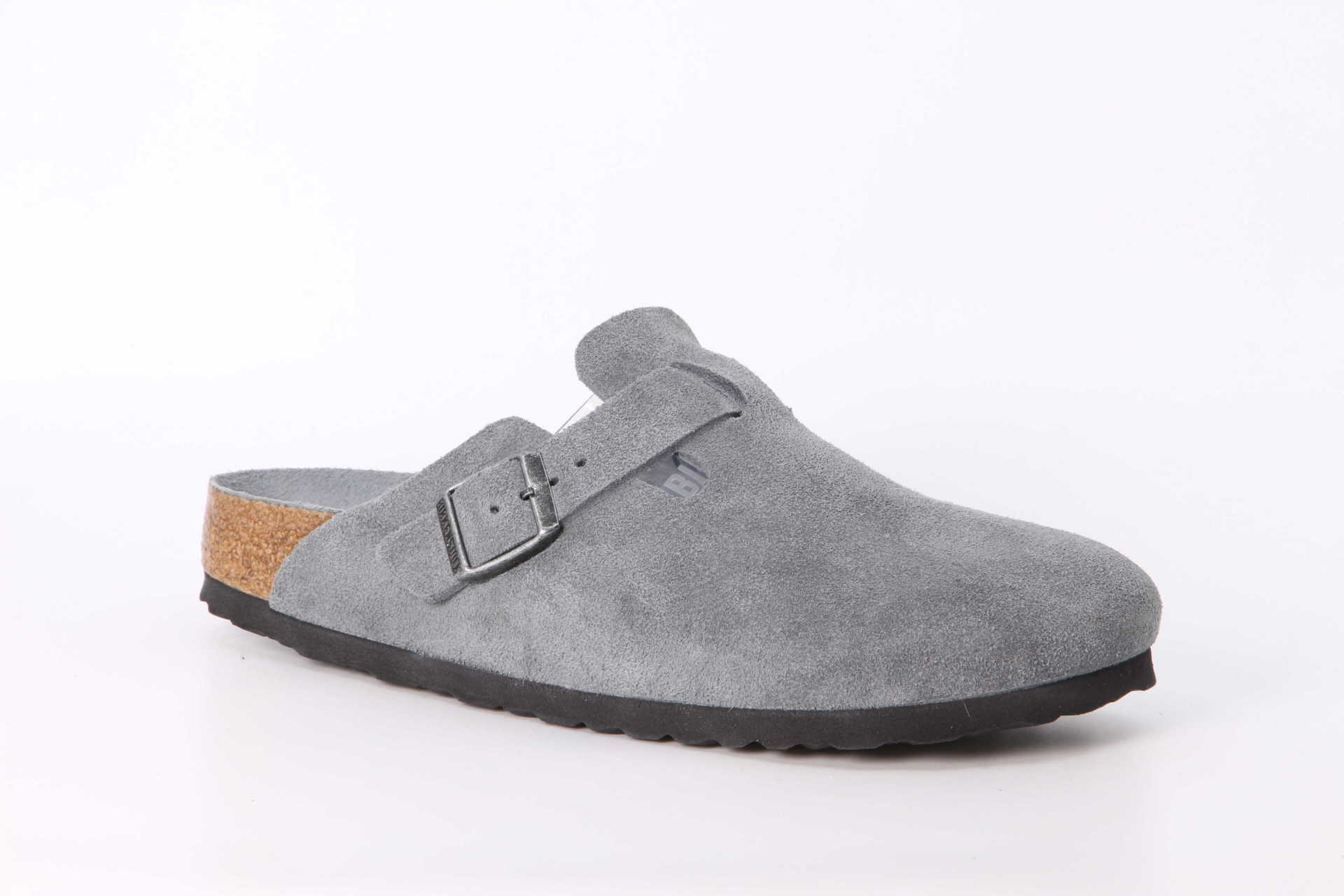 Birkenstock Boston Suede schmal basalt grey