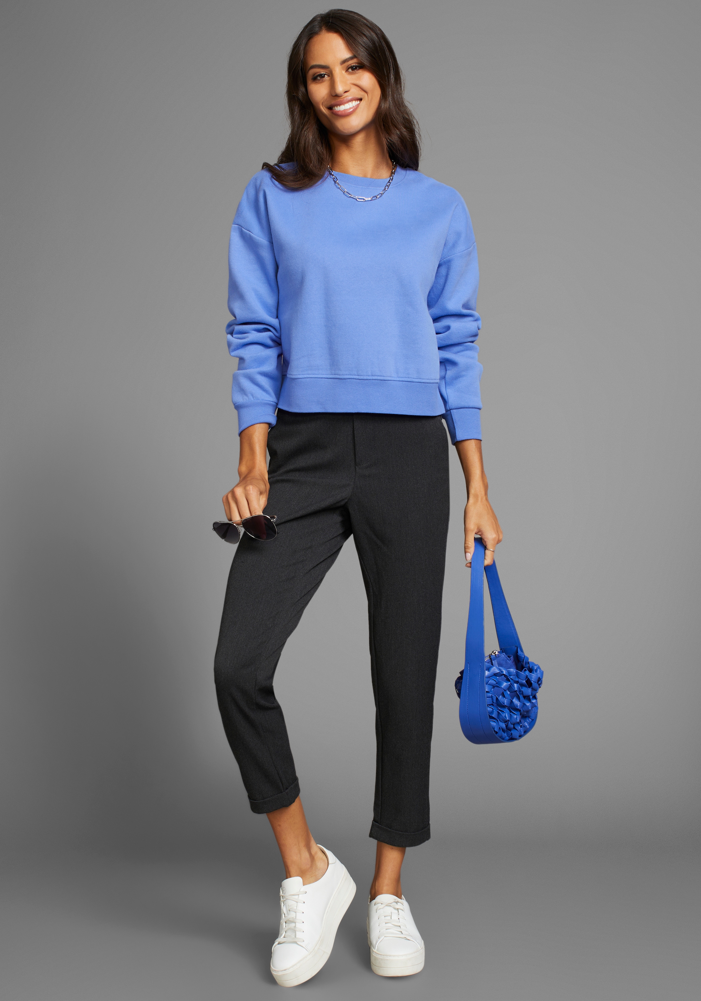 Laura Scott Sweatshirt , Cropped Form