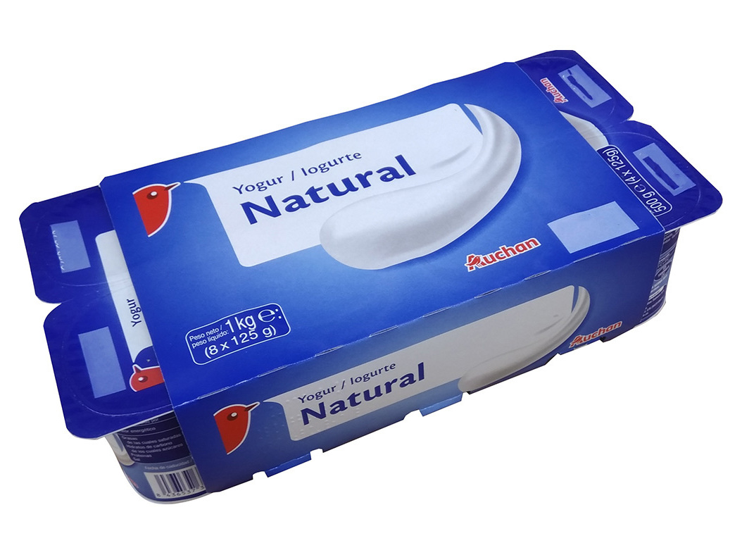 IOGURTE AUCHAN NATURAL 8X125G
