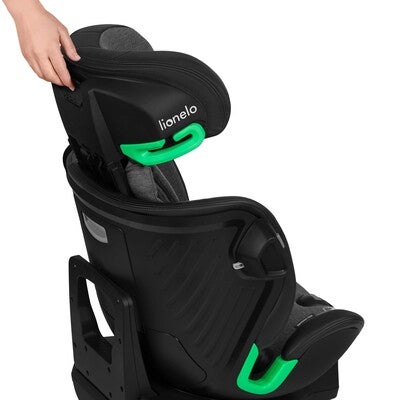 Lionelo Harmony i-Size Bilstol, Grey Graphite Leather