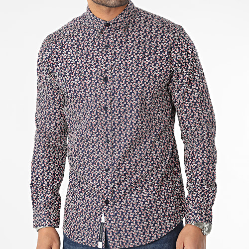 Chemise Manches Longues Floy Bleu Marine Floral