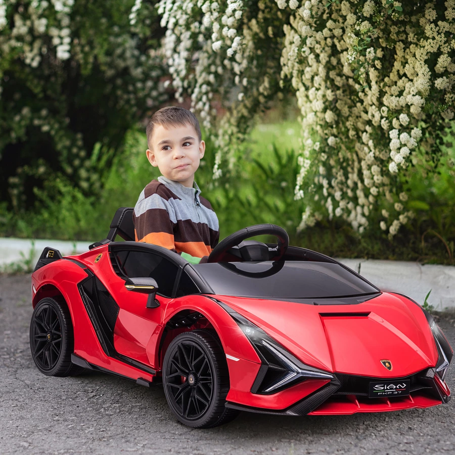 HOMCOM Kinder Elektroauto mit Fernbedienung rot