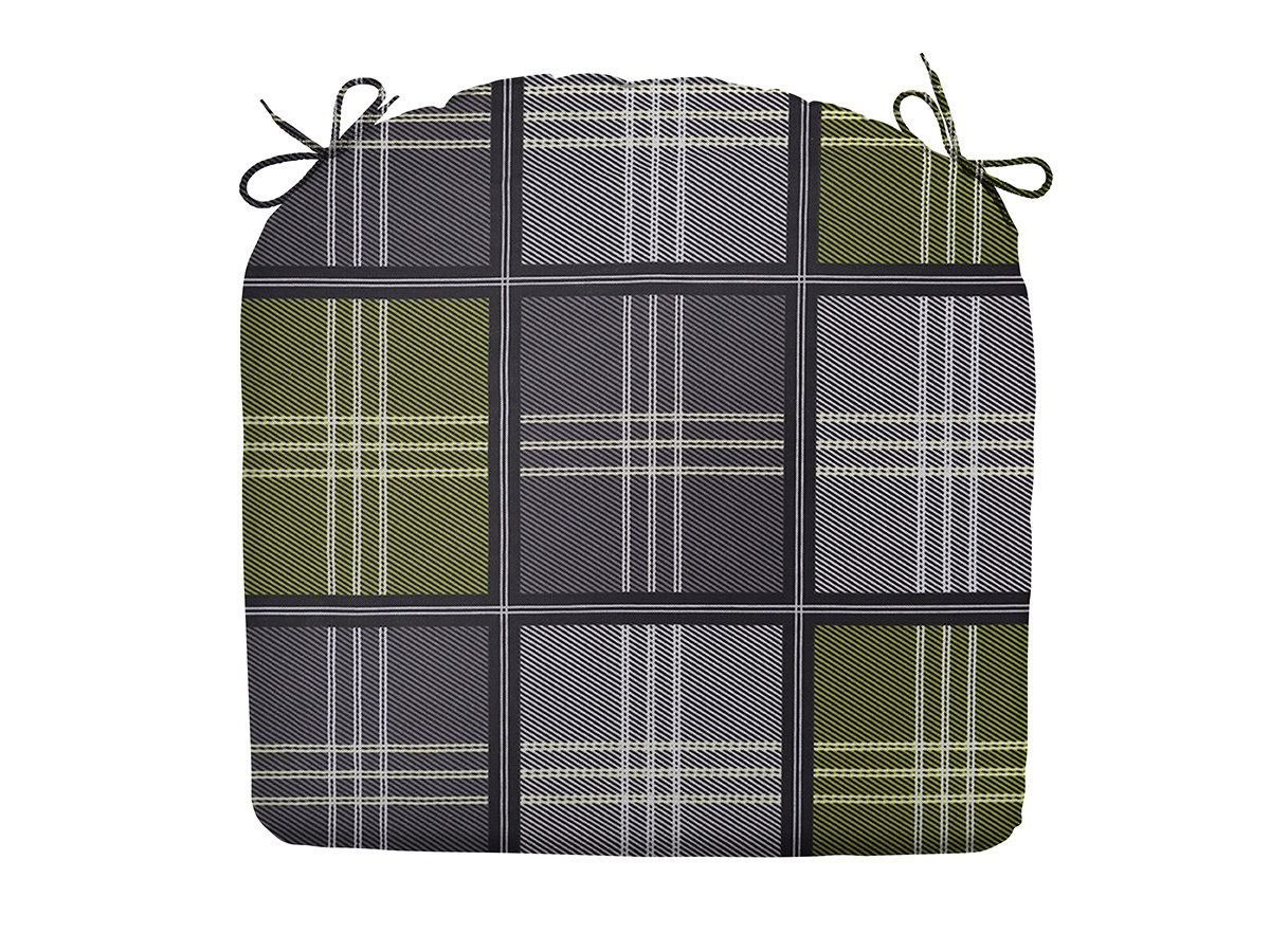 Madison Patchy olive zitkussen