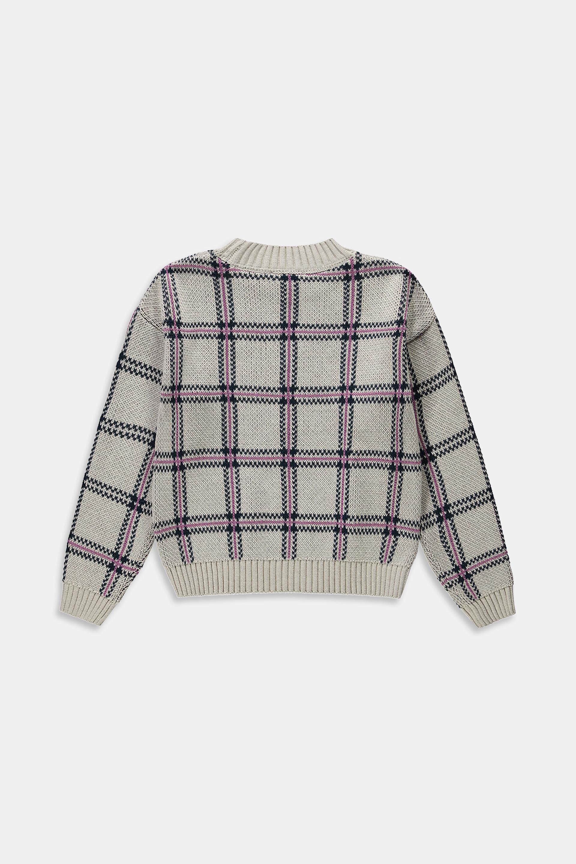 Pull-over à carreaux