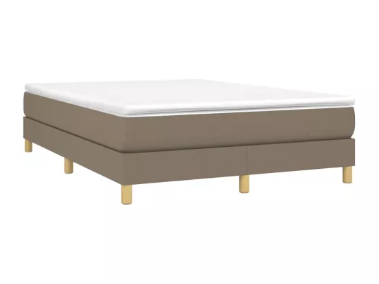 Sommier à lattes de lit Taupe 140x190 cm Tissu