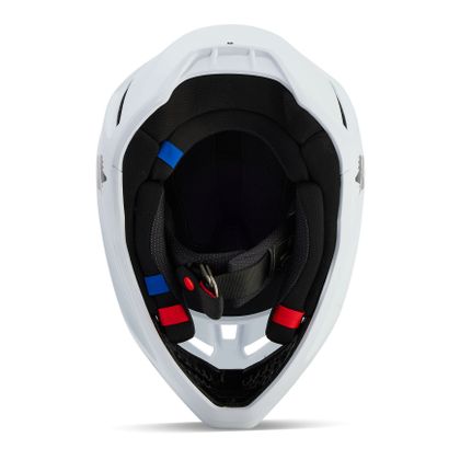 Casque cross Fox V3 - SOLID 2024 - Blanc