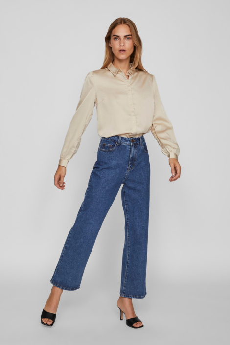 Vila beige dames blouse