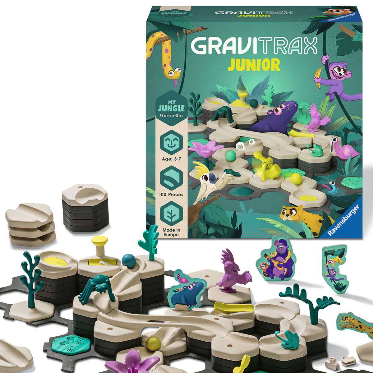 Ravensburger Spiel GraviTrax Junior Starter-Set L Jungle