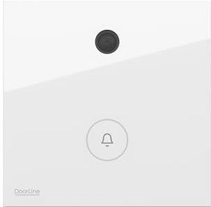 Telegärtner - DoorLine Snap - Deurbel met Camera - Wit - Beeldoverdracht via WLAN