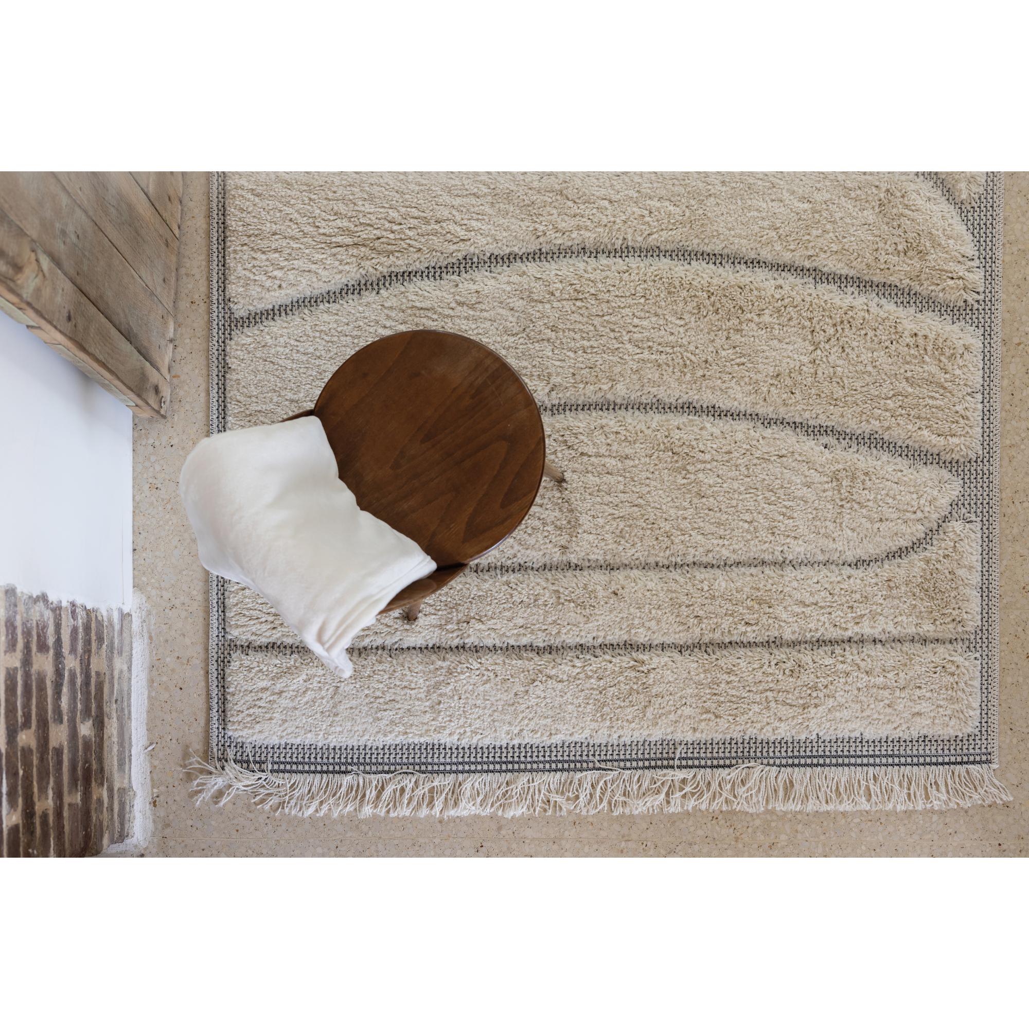 Tapis solan neige 160 x 230 cm