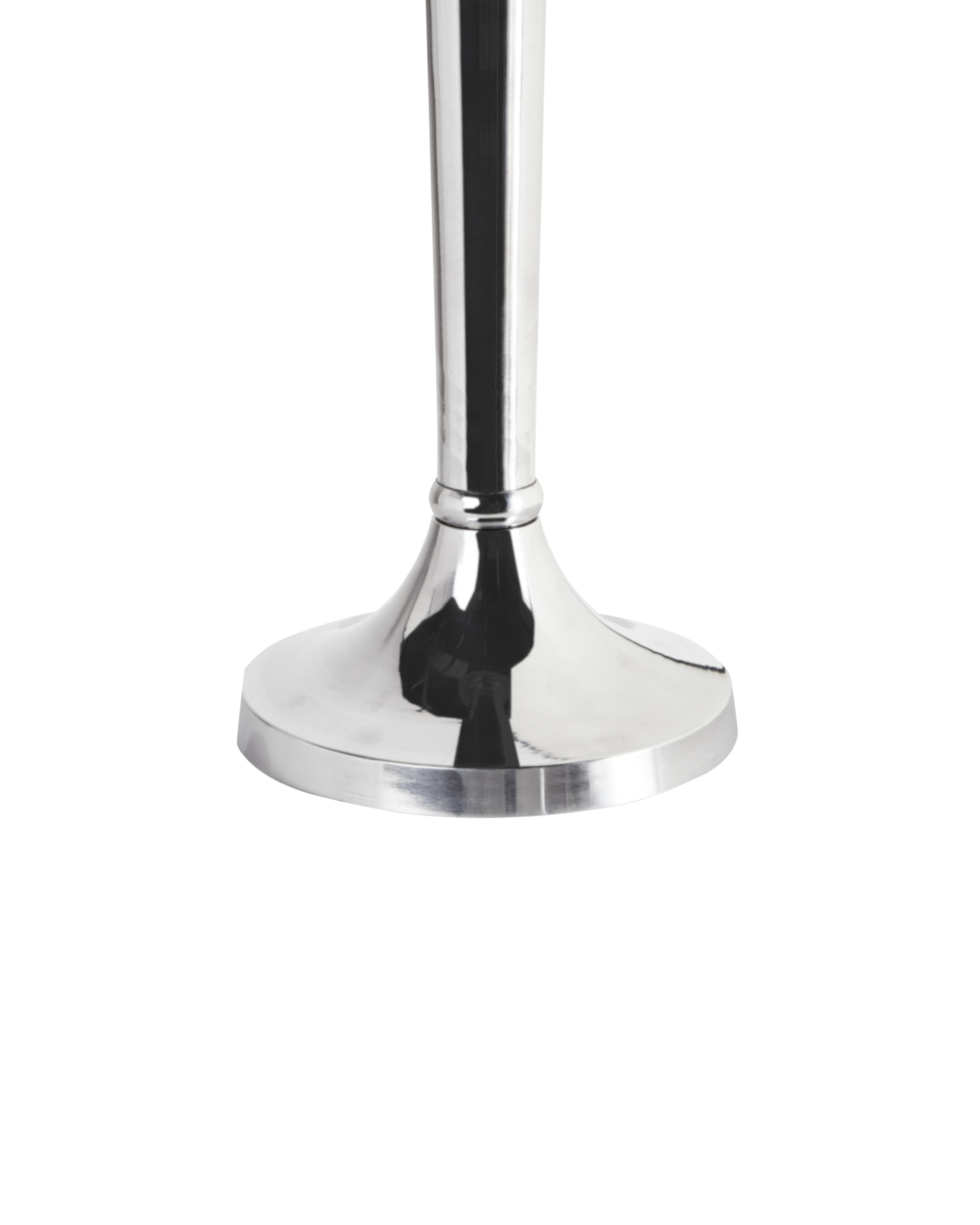 Kaarshouder SANAFA Metaal 41 cm Zilver