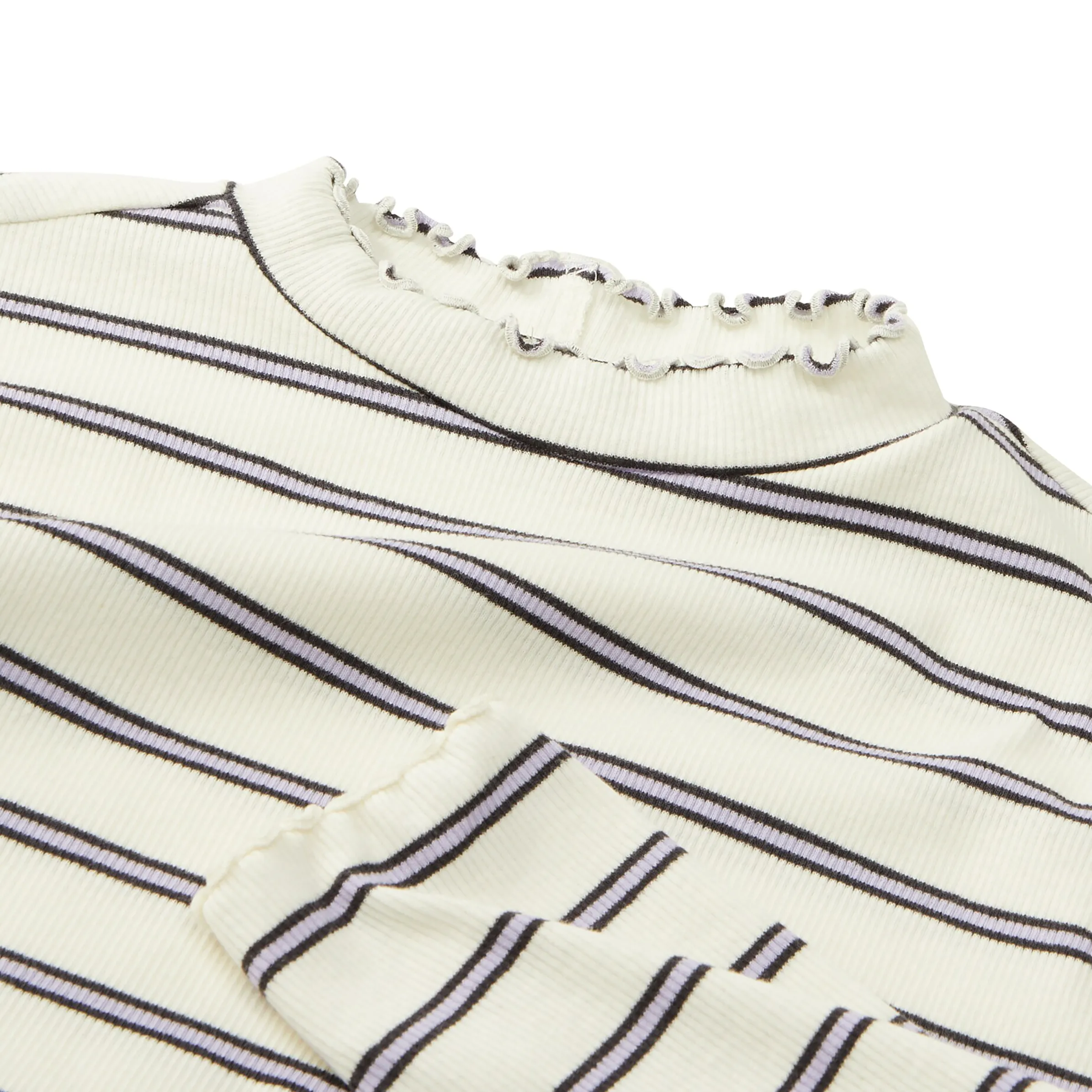Mädchen Langarmshirt mit Streifen