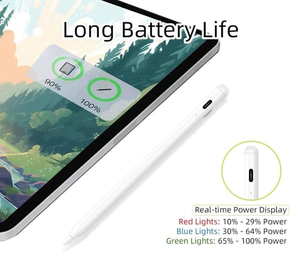 Touchpenn / Stylus Pekepenn - iPad 2018–2023