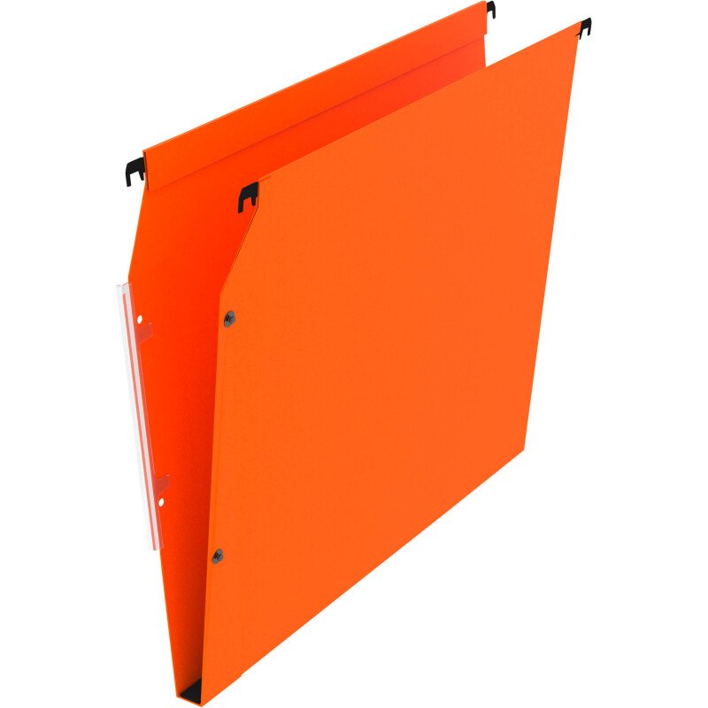 Dossier suspendu pour armoires kraft Premium Bruneau fond 15 mm orange