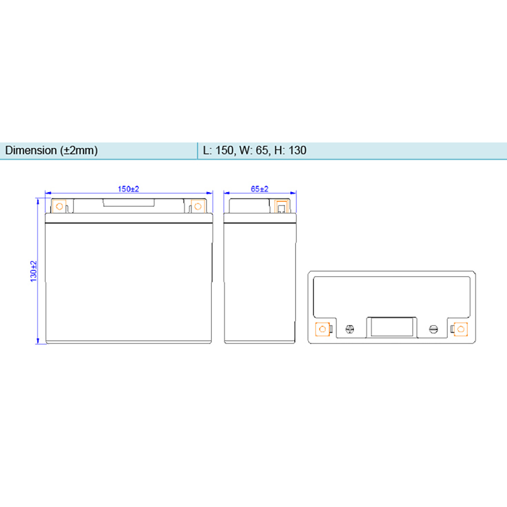 Skyrich - Batterie HJT12B-FP